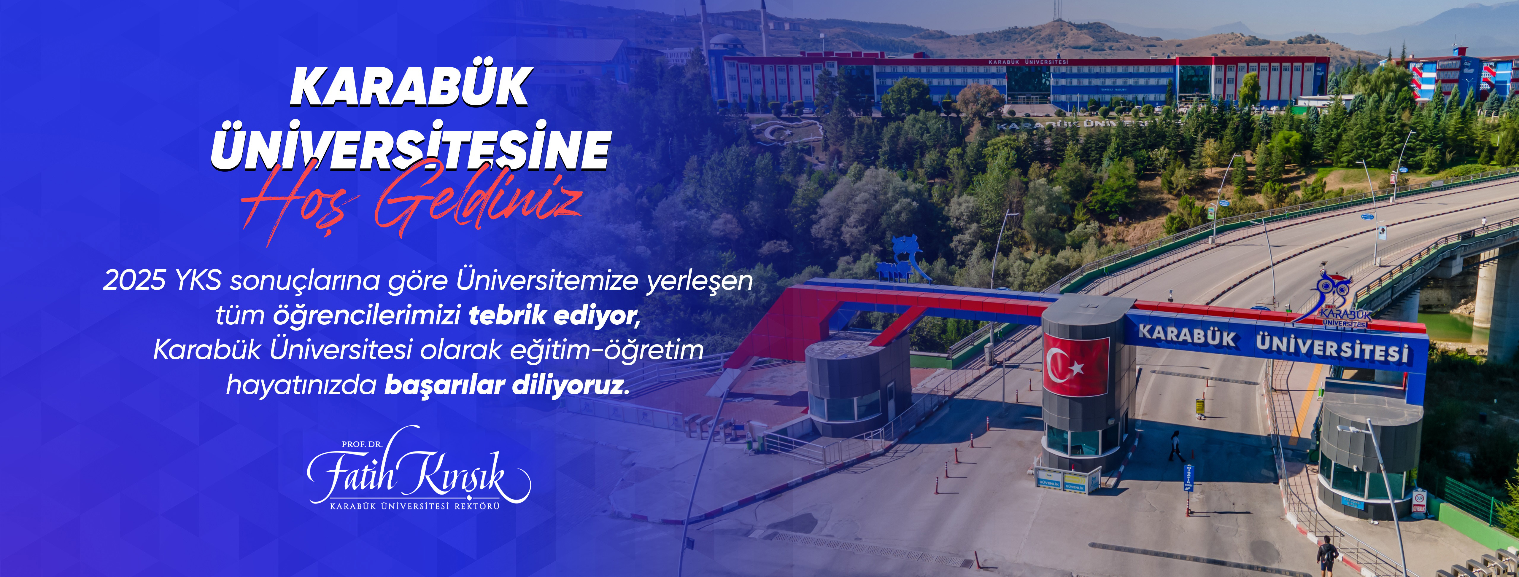 Rektörümüzden Mesaj