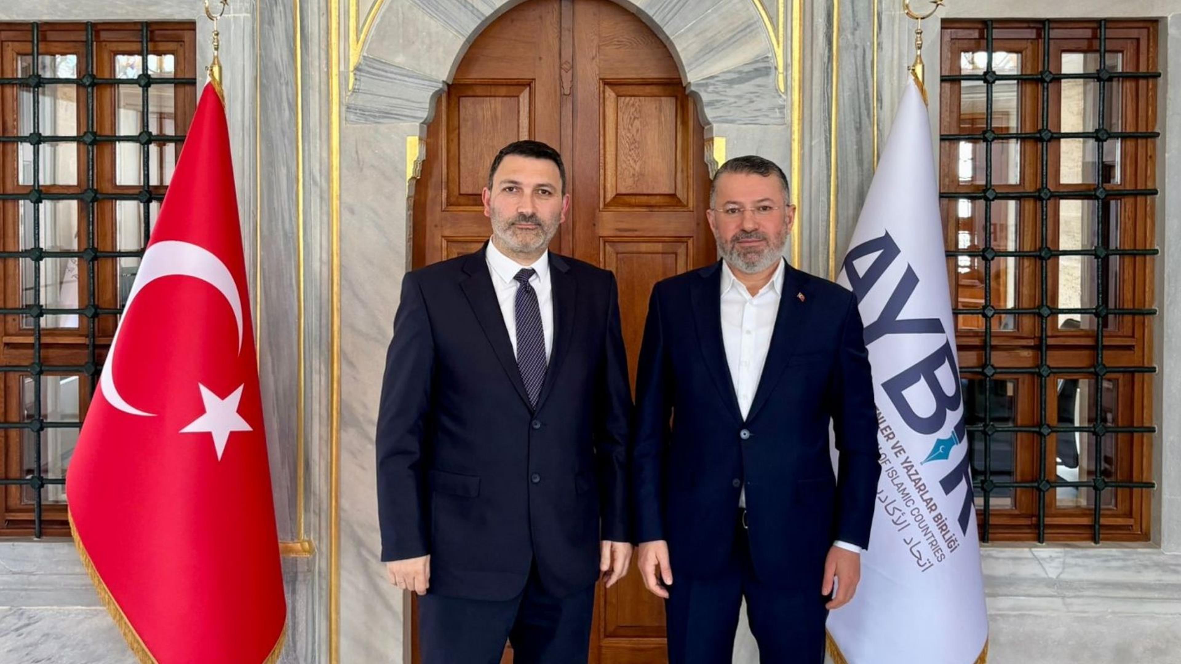 KBÜ Rektörü Kırışık’tan AYBİR Başkanı Ceylan’a Ziyaret