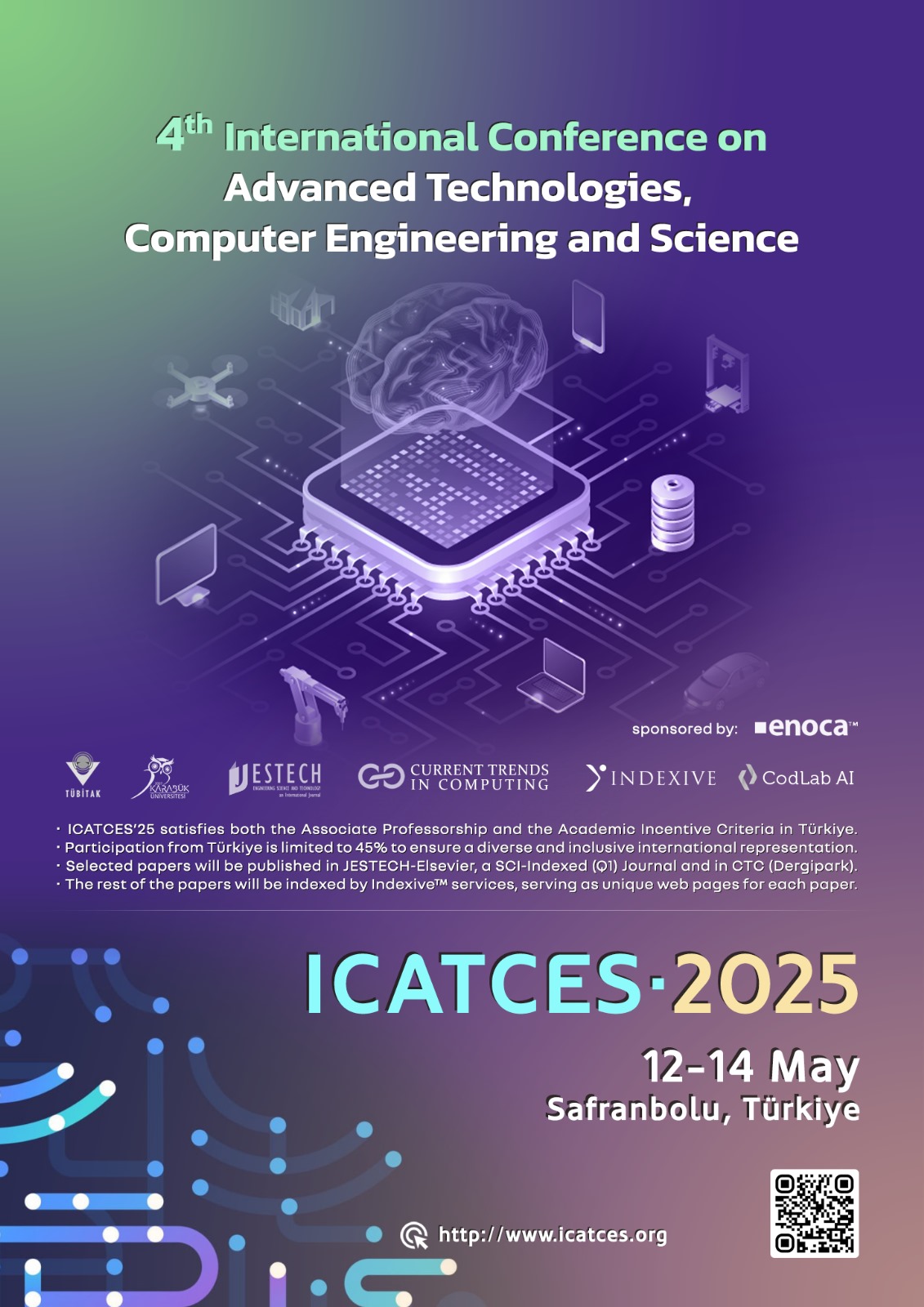 4th International Conference on Advanced Technologies, Computer Engineering and Science 12-14 May 2025