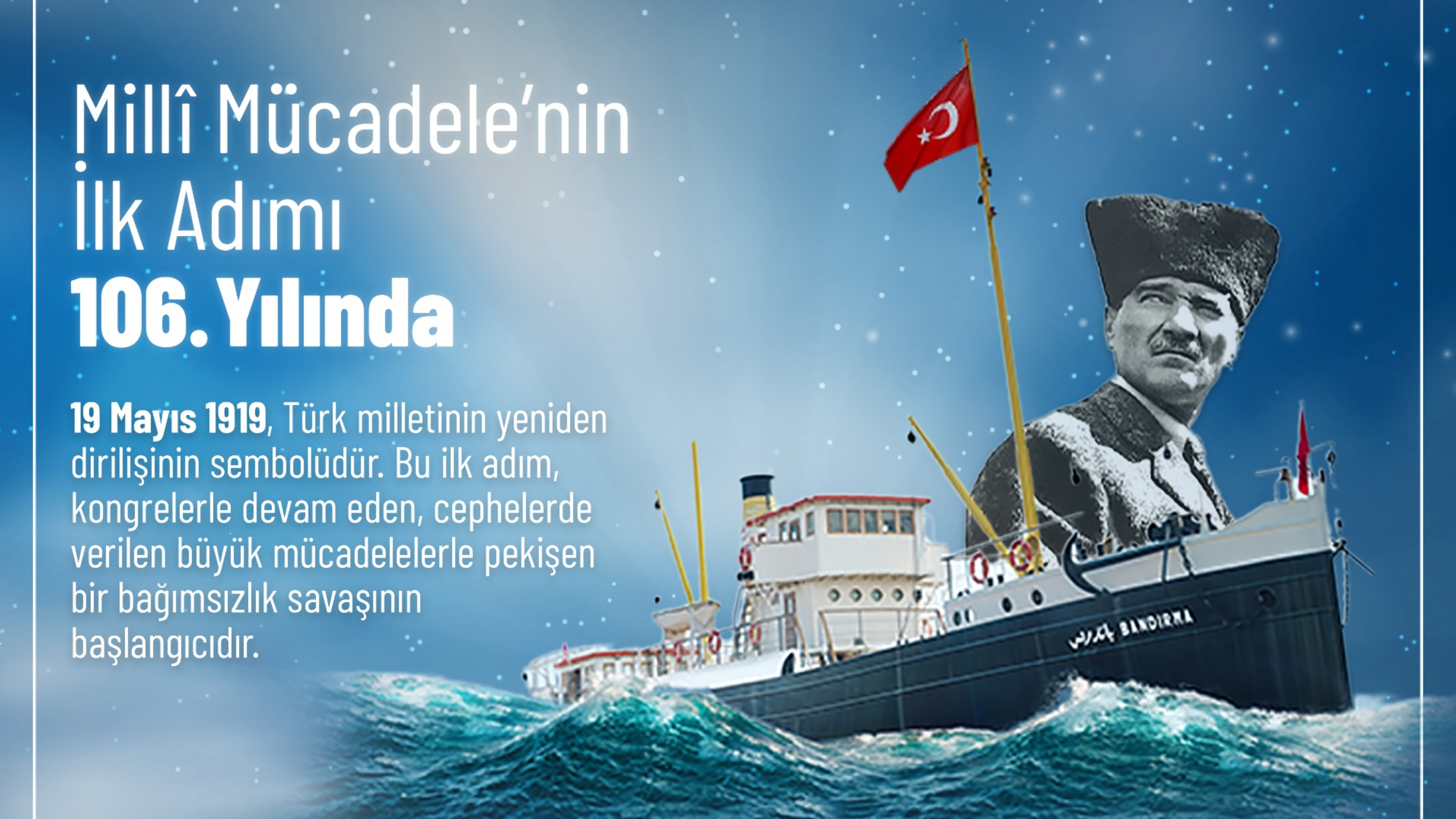 Rektörümüz Prof. Dr. Fatih Kırışık'ın 19 Mayıs Mesajı