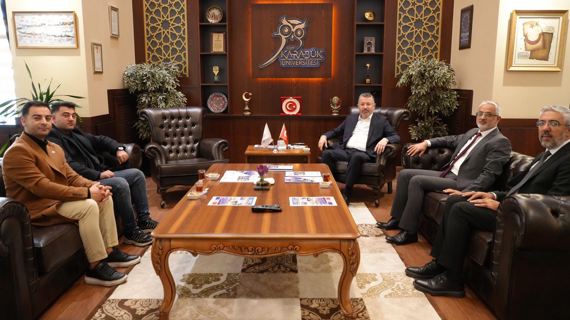 Safranbolu Gümüş Toplumu Destekleme ve Girişimcilik Derneği’nden Rektör Kırışık’a Ziyaret