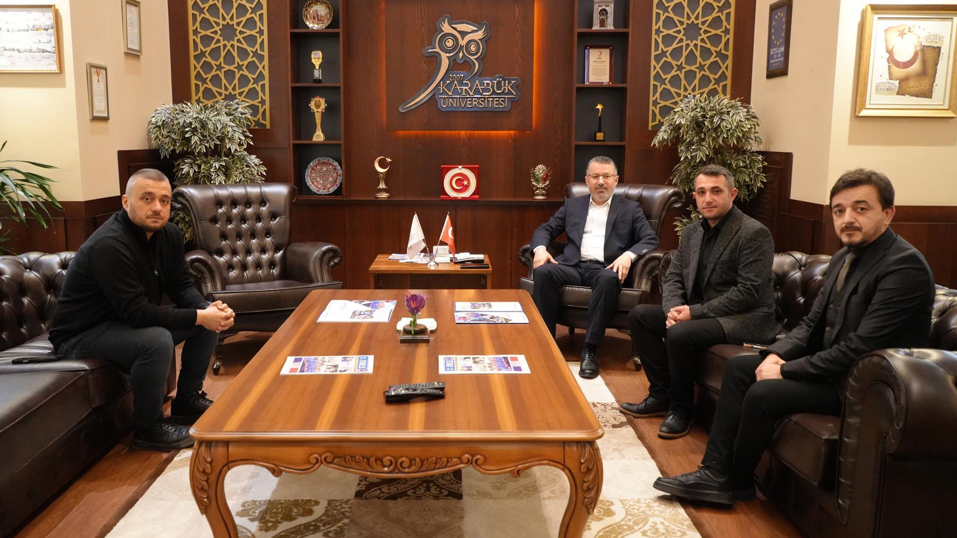 DHA Bölge Müdürü Murat Küçük’ten Rektör Kırışık’a Ziyaret