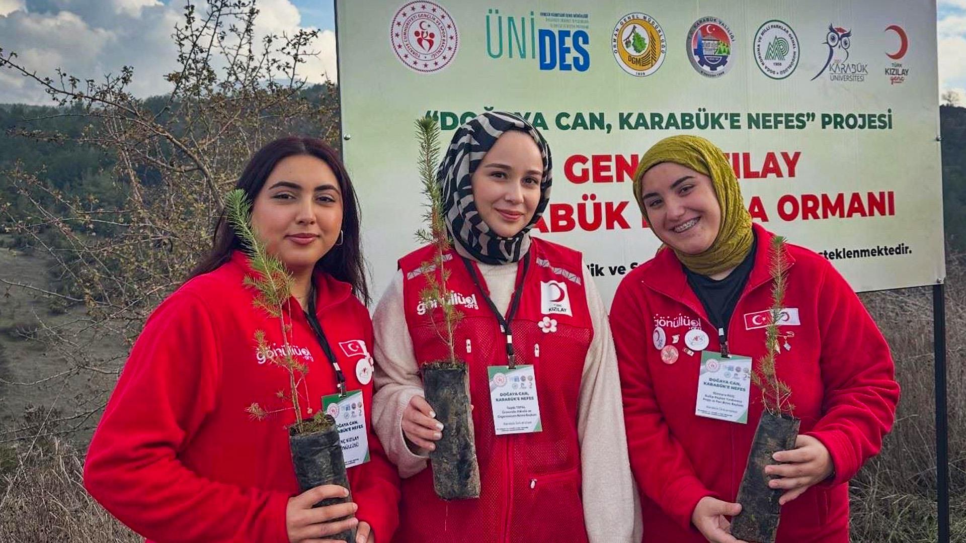 “Doğaya Can, Karabük’e Nefes” Projesiyle Gençler Geleceğe Yeşil Bir Miras Bırakıyor