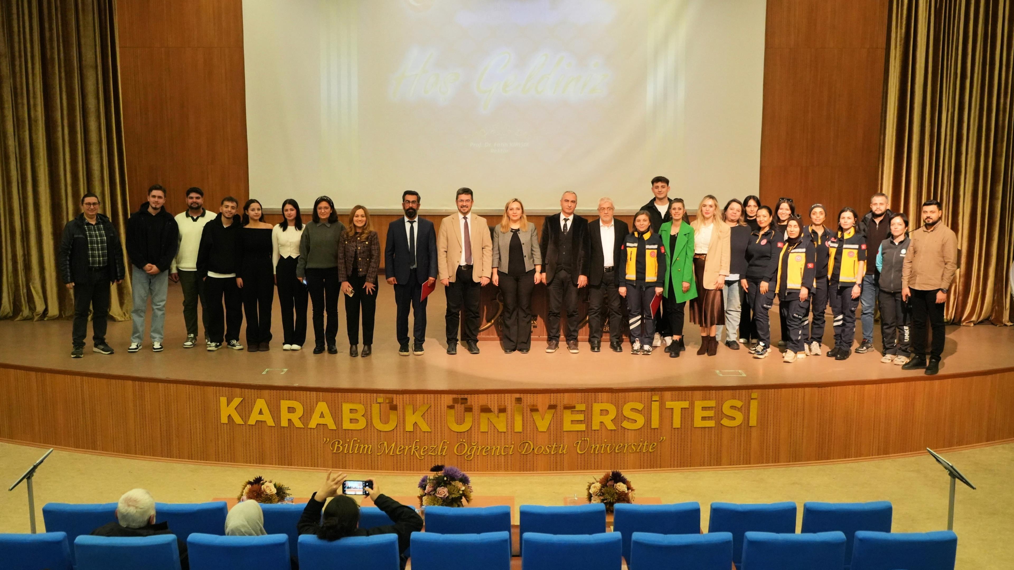 KBÜ’de Acil Sağlık Hizmetleri Haftası Etkinliği Düzenlendi