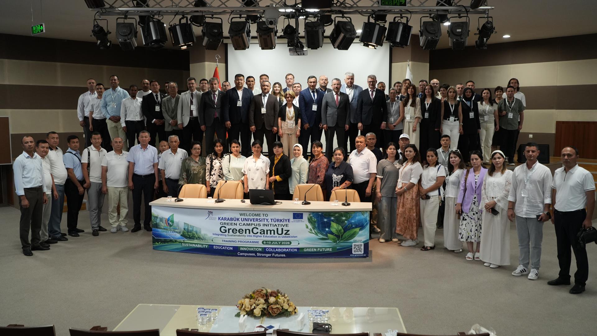 Karabük Üniversitesi GreenCamUz Projesi'nin İkinci Uluslararası Eğitim Programına Ev Sahipliği Yapıyor