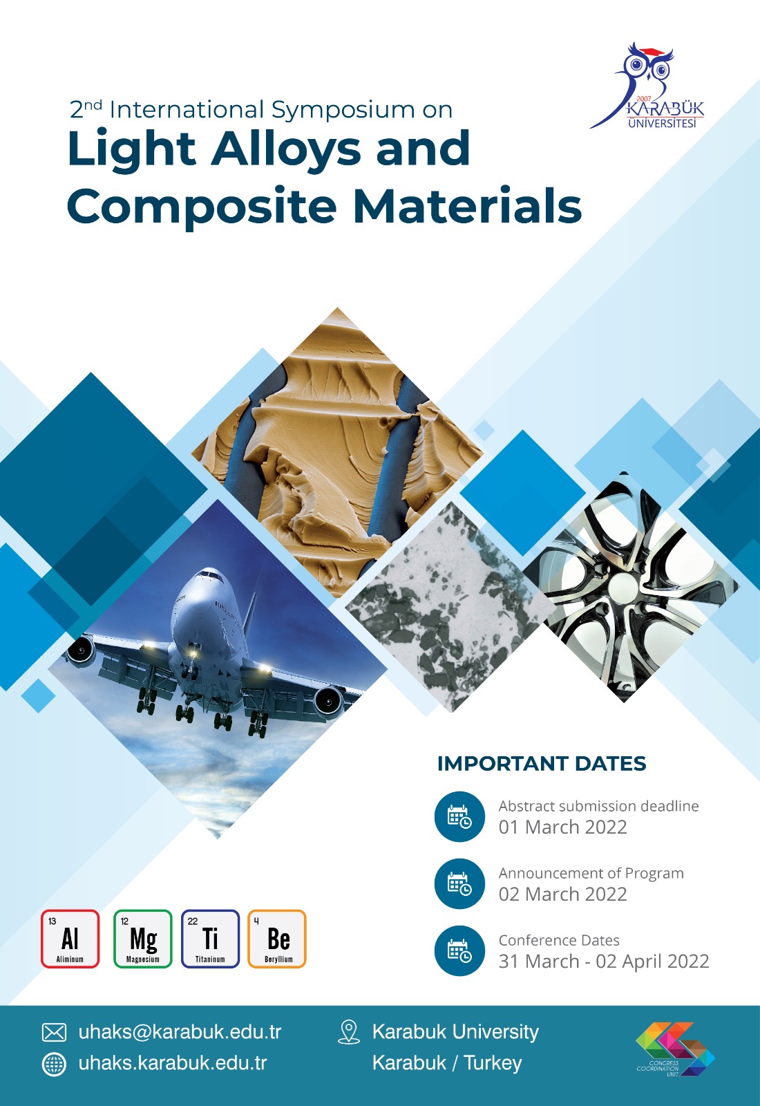 2nd. International Symposium On Light Alloys and Composite Materials