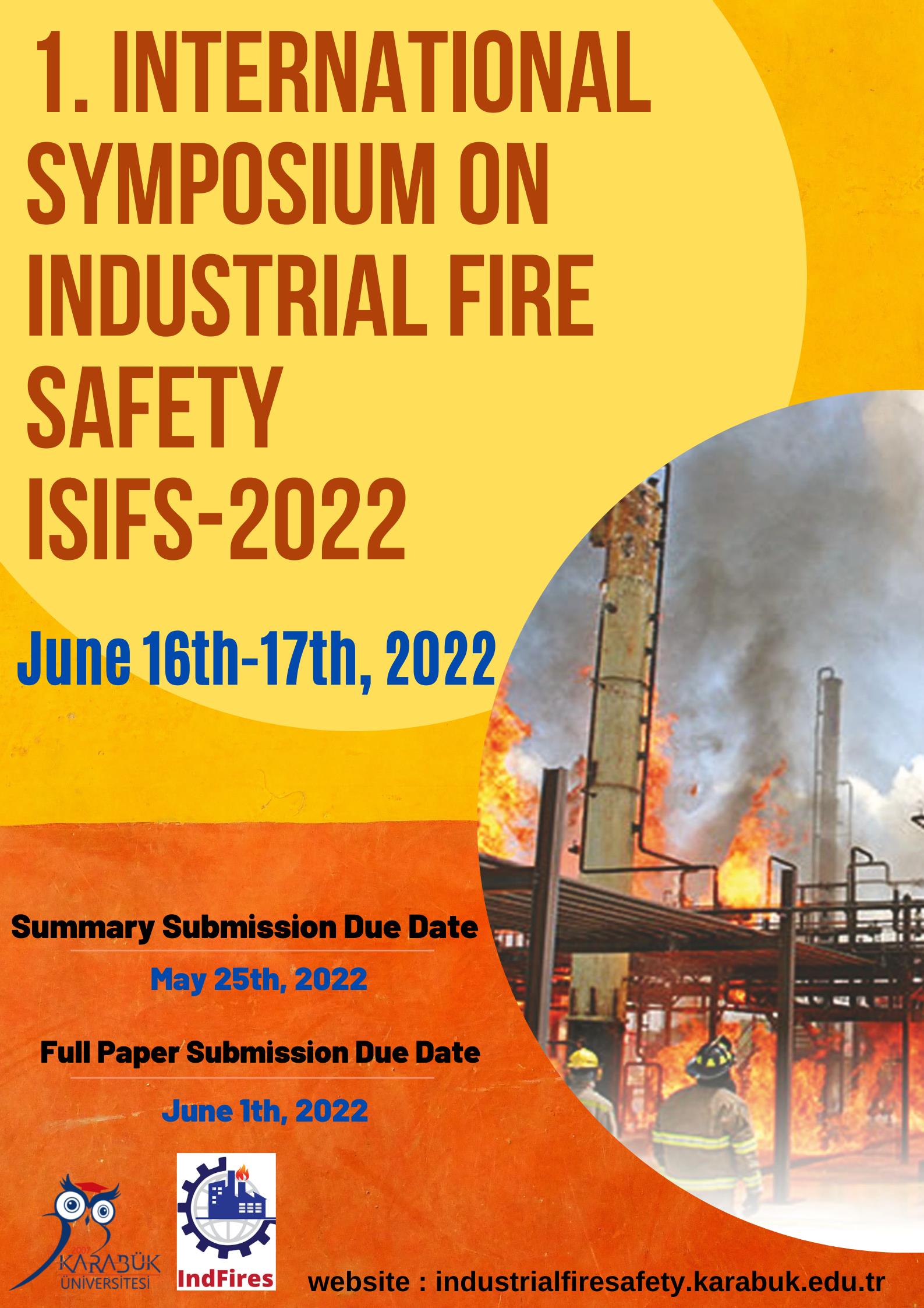  1st International Symposium on Industrial Fire Safety (ISIFS)